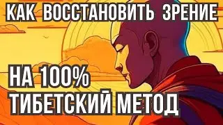 Как восстановить зрение на 100%, тибетский метод