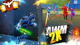 FREEFIRE 🔥2X AWM Nxt Level Solo vs Squad 20 Kills Total OP - Garena free fire | PK GAMERS 