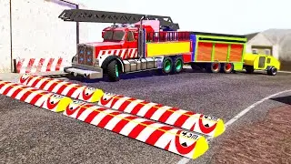 Trucks vs Speed Bumps #31 | BeamNG.DRIVE