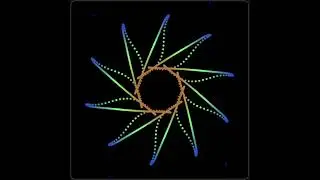 Colorful divergence while testing initialization of gravitational N-body simulations #shorts