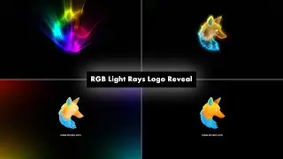 RGB Light Rays Logo Reveal  - Videohive After Effect Template