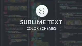 #4. Выбор цветовой темы в Sublime Text 2 / Color Schemes in Sublime Text 2