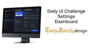 Daily UI Challenge - Settings Dashboard