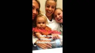 USWNT - “Babysitting Cassius Leroux Dwyer” (Allie Long SheBelieves Cup Instagram Takeover) - 3-2-17