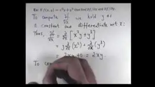 How to compute partial derivatives