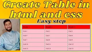 How to create table in html hindi | pakenger