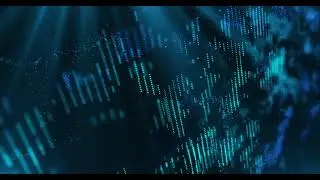 Particles Video Footage - Background Video Particle Wave  4K - No Copyright Video