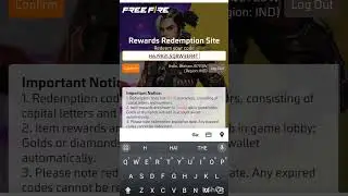 Free fire today's redeem code | free fire redemption site code | FF redemption code | FF redeem code
