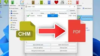 How to Convert CHM to PDF in Windows 11/10 with Calibre