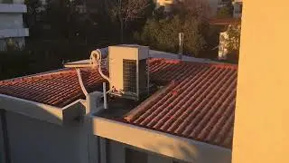 Daikin heat pump VRV 4 - listen to the noise it makes