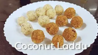 തേങ്ങ ലഡ്ഡു  Simple Coconut Laddu With Sugar / With Jaggery