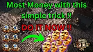 [3.25] How to make most currency by leveling Gems with this simple trick on POE !! Don't miss it !