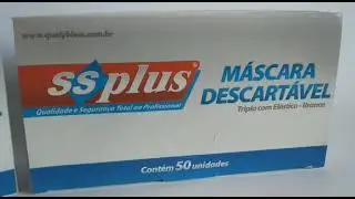 Loja Rede Up - Máscara Hospitalar Tripla com clipe nasal - Ssplus