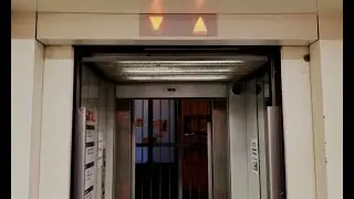Amazing Schindler R-Series Traction Elevator at Interdiscount Store in Basel, Switzerland