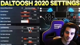 DALTOOSH UPDATED SETTINGS 2020 😱 | CONTROLLER ON PC | APEX LEGENDS