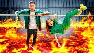 ЭКСТРЕМАЛЬНЫЙ ПОЛ ЭТО ЛАВА С ДОЧКОЙ ЧЕЛЛЕНДЖ