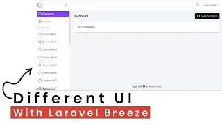 Laravel Breeze Auth. With Different UI Design - KUI - LARAVEL - BREEZE