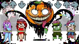 GLITCH ORANGE EPIDEMIC: Glitch Orange vs Pibby and FNF characters| FNF Animation x FNF