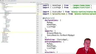 Ionic Mobile Apps | S1P24 | HttpClientModule so we can do HTTP Requests