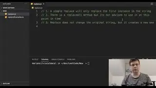 The javascript method replace - From Basic to Advanced - Episode 1