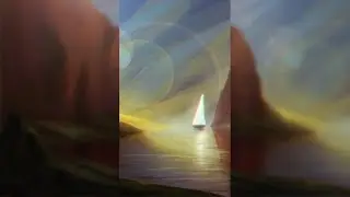 River Landscape Digital Painting Process | Photoshop Speed Art Time Lapse 