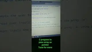 @cprogram @cpointer know how to pass pointer to function in c program