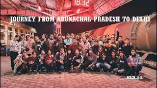 Masti in Train II Journey from Arunachal to Delhi with friends #traveling #memories