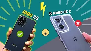 OnePlus Nord CE 2 VS IQOO Z6 -POWER of BUDGET Smartphone🔥| Snapdragon 695 vs Dimensity 900
