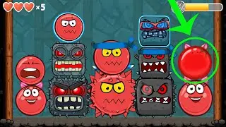 Red Ball 4 : Tomato Ball & Red Ball 'Fusion battle' with 10 ( Classic, Ball ) Bosses of All Volume