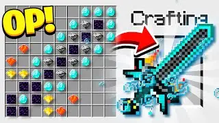 Crafting a CUSTOM SWORD in Sky Factory! (Minecraft)