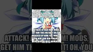 BAN HIM MODS  #ytshorts #anime #animememes #meme #memesdaily