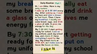 Daily Routine