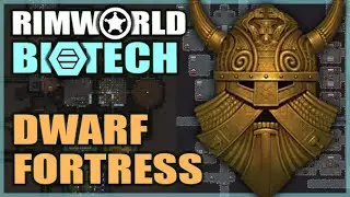 RimWorld Biotech: Dwarf Fortress! - Beginning a Multi-Generational Colony of Deep Dwarves (Ep1)