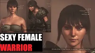 Dragon's Dogma 2 How To Create A Sexy Female Warrior! - Sexy Dark Warrior -Female Character Creation