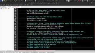 Pengolahan citra(image processing) dengan canvas html5 dan javascript 2#: Membaca data pixel