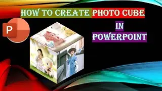 How to create photo cube in PowerPoint #shorts #powerpoint