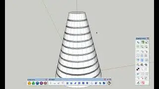 Creating a conical shape from rings