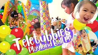 Teletubbies Playland Ball pit | Siblings Playdate | Aki and Ashi