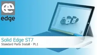 Solid Edge ST7 - Standard Parts Install Pt1