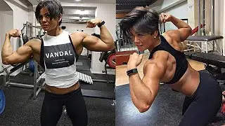 Beauty & Beast Strong Muscle Girl - Sophie Arvebrink