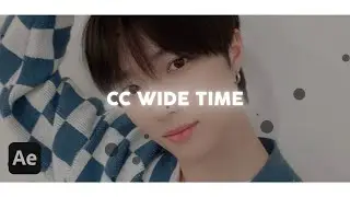 cc wide time | after effects