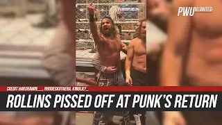 𝙑𝙄𝘿𝙀𝙊: Seth Rollins Visibly Angry Over The CM Punk Return