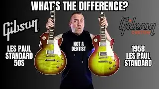 Whats The Difference Gibson USA Les Paul Standard 50s VS Gibson Custom 1958 Les Paul Standard