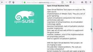 openSUSE Leap 15 on ESXi 6.7 - Installing open-vm-tools