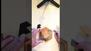 Hexagon Wooden Puzzle Solution 2 #puzzle