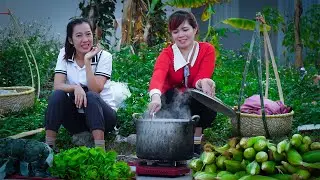 Harvest & Build Life - COOKING TRADITIONAL Chicken Porridge Go To Market For Sale | Free New Life