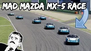 Racing Mazda MX5’s around Vallelunga Club | Assetto Corsa