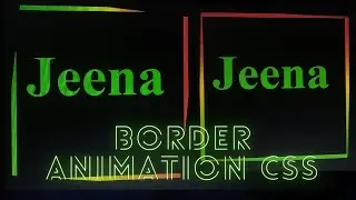border animation in css 🔥🔥🔥|
