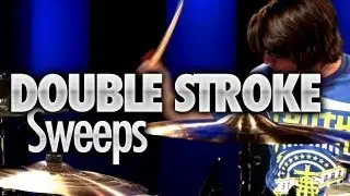 Cobus - Double Stroke Sweeps Using The Ride (Drum Lessons)