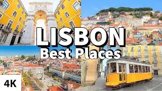 LISBON TRAVEL 4K (Best Places to Visit) Portugal